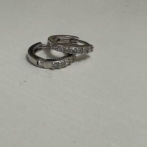 Sterling silver Huggies